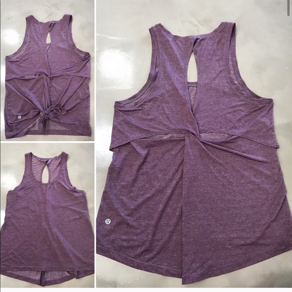 NWOT lululemon twist tie back tank